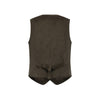 INTO THE EAST 25 Autumn/Winter Dark Moss Green V-Neck Corduroy Vest/Tapered Casual Pants ITE-E1DGAW032GR20VE-LV Vest